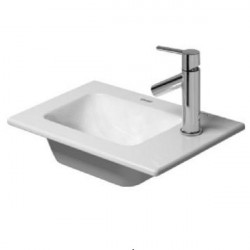 DURAVIT ME by Starck 43 x 30 cm nábytkové umývadlo bez prepadu, biele s úpravou WonderGliss 07234300411