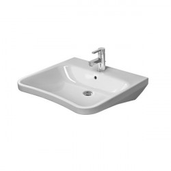 DURAVIT Dura Style umývadlo 65 x 57 cm pre telesne postihnutých, s prepadom, biele 2329650000