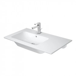 DURAVIT ME by Starck 83 x 49 cm nábytkové umývadlo s prepadom, vanička vľavo, biele 2345830000