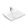 Villeroy & Boch SUBWAY 3.0 umývadlo s prepadom s otvorom pre batériu 550 x 440 mm, biela Alpin, 4A70F401