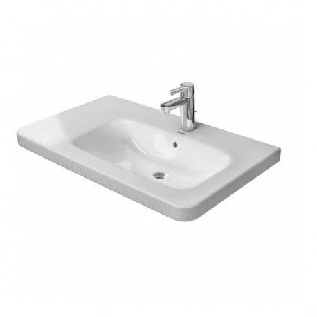 DURAVIT Dura Style umývadlo nábytkové 80 x 48 cm asymetrické, s prepadom, biele 2326800000