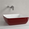 VILLEROY & BOCH Artis umývadlo na dosku (miska) 41 x 41 cm, Bordeaux, 417841BCS9