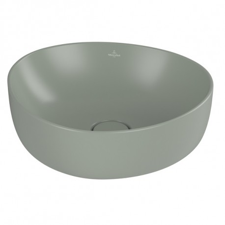 VILLEROY & BOCH Antao umývadlo na dosku 400 x 395 mm bez prepadu Morning Green C+ 4A7240R8