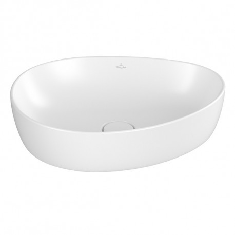 VILLEROY & BOCH Antao umývadlo na dosku 510 x 400 mm bez prepadu Stone White C+ 4A7351RW