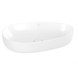 VILLEROY & BOCH Antao umývadlo na dosku 650 x 400 mm bez prepadu Alpská biela C+ 4A7465R1