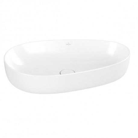 VILLEROY & BOCH Antao umývadlo na dosku 650 x 400 mm bez prepadu Alpská biela C+ 4A7465R1