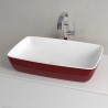 VILLEROY & BOCH Artis umývadlo na dosku (miska) hranaté 58 x 38 cm, Bordeaux, 417258BCS9