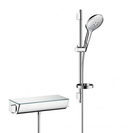 Hansgrohe Raindance Select S sprchový set 150 3jet 65cm s termostatom Ecostat Select biela/chróm, 27036400