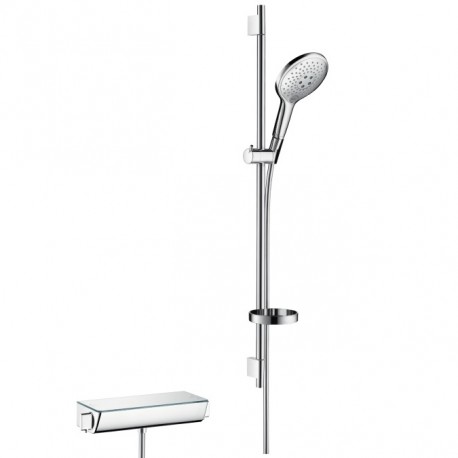 Hansgrohe Raindance Select S sprchový set 150 3jet 90cm s termostatom Ecostat Select biela/chróm, 27037400