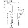 Hansgrohe Talis M51 drezová batéria 260 1jet pre beztlakové ohrievače chróm, 72812000