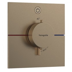 HANSGROHE ShowerSelect Comfort E batéria sprchová podomietková termostatická pre 1 spotrebič kartáčovaný bronz 15571140