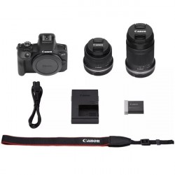 CANON EOS R100 RF-S 18–45MM IS + STM + RF-S 55-210MM, 6052C023