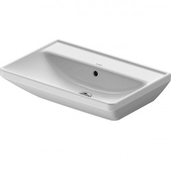 Duravit D-NEO umývadlo 65 x 44 cm s prepadom, bez otvoru pre batériu, biele 2366650060