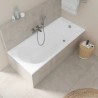 Duravit D-NEO akrylátová vaňa 170 x 70 cm biela, odpad pri nohách 700478000000000