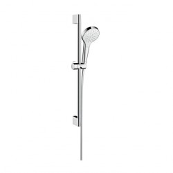 Hansgrohe Croma Select S sprchový set 1jet EcoSmart 9 l/min s tyčou 0,65m biela/chróm, 26565400