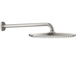 Grohe Rainshower hlavová sprcha Cosmopolitan 310 1jet EcoJoy s ramenom 380 mm, SuperSteel, 26066DC0