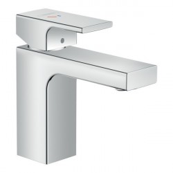 Hansgrohe Vernis Shape umývadlová batéria 100 CoolStart s odtokovou súpravou s tiahlom, EcoSmart, chróm, 71594000