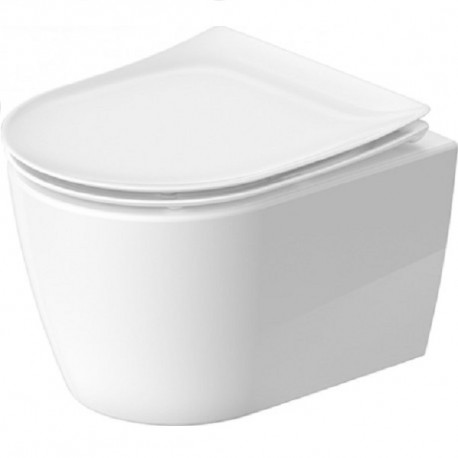 Duravit SOLEIL by Starck 37 x 48 cm cm závesná WC misa Compact Rimless, Durafix, biela 2590090000