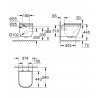 GROHE Solido - set modul Rapid SL, misa WC Euro Ceramic Rimless, sedátko SoftClose, tlačítko Even chróm 39930000G5