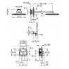 GROHE Precision SmartControl Concealed 310 Cube systém sprchový podomietkový termostatický chróm 34874000