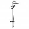 Hansgrohe Vernis Shape sprchový systém Showerpipe 240 1jet EcoSmart 9 l/min, s termostatom, matná čierna, 26429670