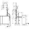 HANSGROHE Aqittura batéria drezová SodaSytem 210 1jet sBox vzhľad nerezu 76836800