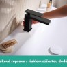 HANSGROHE Tecturis E 110 batéria umývadlová stojanková s odtokovou súpravou s tiahlom matná čierna 73014670