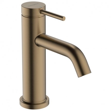 HANSGROHE Tecturis S 80 batéria umývadlová stojanková pre studenú alebo predom namiešanú vodu, EcoSmart+, kartáčovaný bronz 733