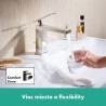 HANSGROHE Tecturis E 110 batéria umývadlová stojanková s výpusťou chróm 73014000