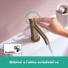 HANSGROHE Tecturis S 110 batéria umývadlová stojanková s odtokovou súpravou s tiahlom kartáčovaný bronz 73314140