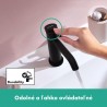 HANSGROHE Tecturis S 110 batéria umývadlová stojanková s odtokovou súpravou s tiahlom matná čierna 73314670