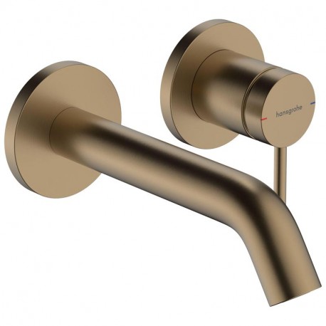 HANSGROHE Tecturis S batéria umývadlová podomietková s výtokom 16,5 cm kartáčovaný bronz 73350140