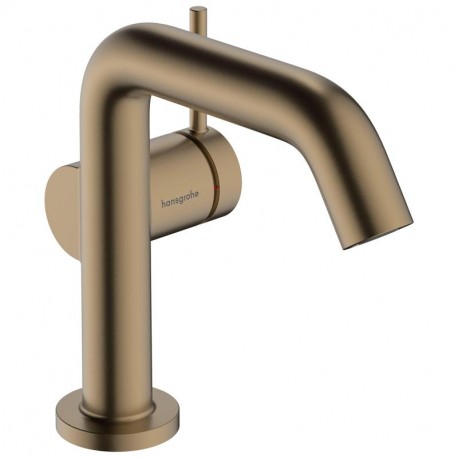 HANSGROHE Tecturis S 110 batéria umývadlová stojanková, CoolStart, EcoSmart+, kartáčovaný bronz 73321140