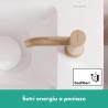 HANSGROHE Tecturis S 80 batéria umývadlová stojanková, CoolStart, EcoSmart+, kartáčovaný bronz 73301140