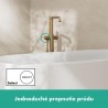 HANSGROHE Tecturis S batéria vaňová voľne stojaca na podlahu kartáčovaný bronz 73440140