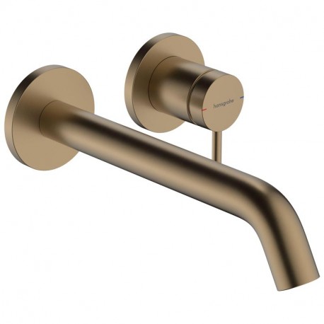 HANSGROHE Tecturis S batéria umývadlová podomietková s výtokom 22,5 cm kartáčovaný bronz 73351140