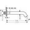 HANSGROHE Tecturis S výtok vaňový chróm 73411000