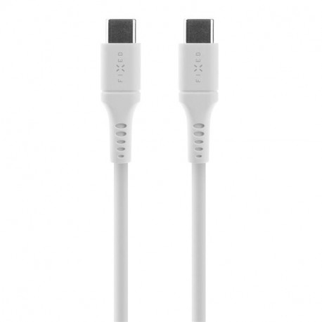 Kábel FIXED Liquid silicone USB-C/USB-C s podporou PD, 60W, 1,2m