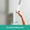 HANSGROHE Pulsify E sprchová sada 100 1jet EcoSmart so sprchovou tyčou 90 cm, matná biela 24380700