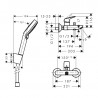 Hansgrohe Logis SET 3v1 sada pre vaňu a umývadlo chróm, 71400000+26694400+71077000