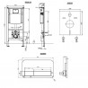 VILLEROY & BOCH Subway 2.0 predstenový set modul ViConnect, WC misa DirectFlush, sedátko SoftClosing, tlačítko biel 5614R2R1SET