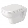 DURAVIT D-Code - Závesné WC, Rimless, biela 25700900002