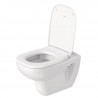 DURAVIT D-Code - Závesné WC, Rimless, biela 25700900002