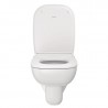 DURAVIT D-CODE SET WC 2v1 398969 s WC misou 25700920002 a sedátkom 0067390000