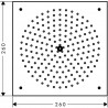 Hansgrohe Raindance hlavová sprcha 260 Air 1jet stropná k zabudovanému telesu chróm 26472000