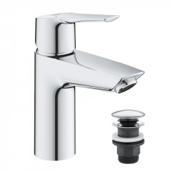 Grohe QuickFix Start umývadlová batéria s výpusťou Push-Open, chróm, 23550002