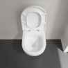 VILLEROY & BOCH Architectura predstenový set ViConnect, WC misa DirectFlush, sedátko SoftClosing, tlačítko čierne 4694HR01SET3