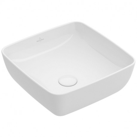 VILLEROY & BOCH Artis umývadlo na dosku (miska) 41 x 41 cm biela s Ceramic Plus 417841R1