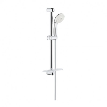 Grohe Tempesta 100 sprchový set 3jet EcoJoy, tyč 62cm, s poličkou, chróm, 27600001