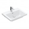 VILLEROY & BOCH Subway 3.0 umývadlo s prepadom s otvorom pre batériu spodná strana brúsená, 600 x 470 mm, Stone White C+, 4A706